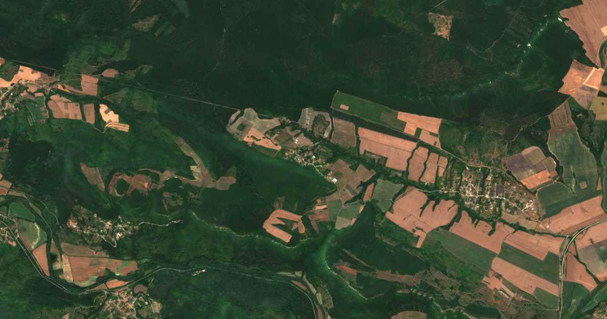 Satellitenkarte von Sladka voda