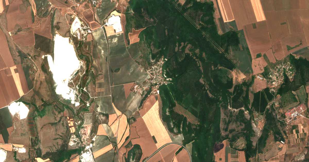 Satellitenkarte von Kipra