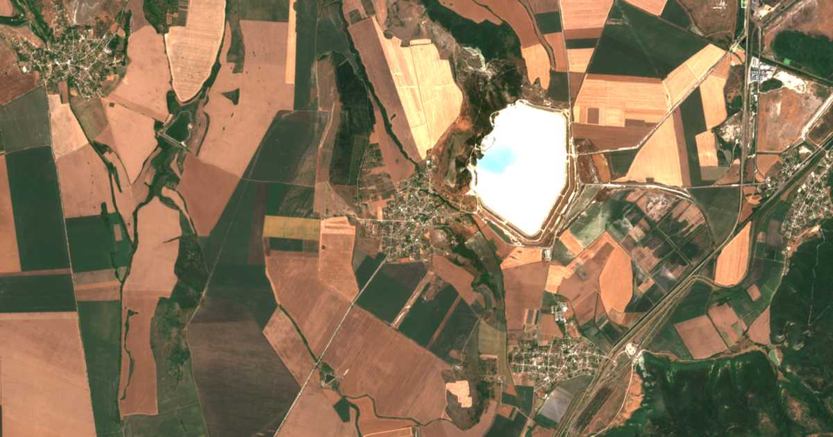Satellitenkarte von Padina