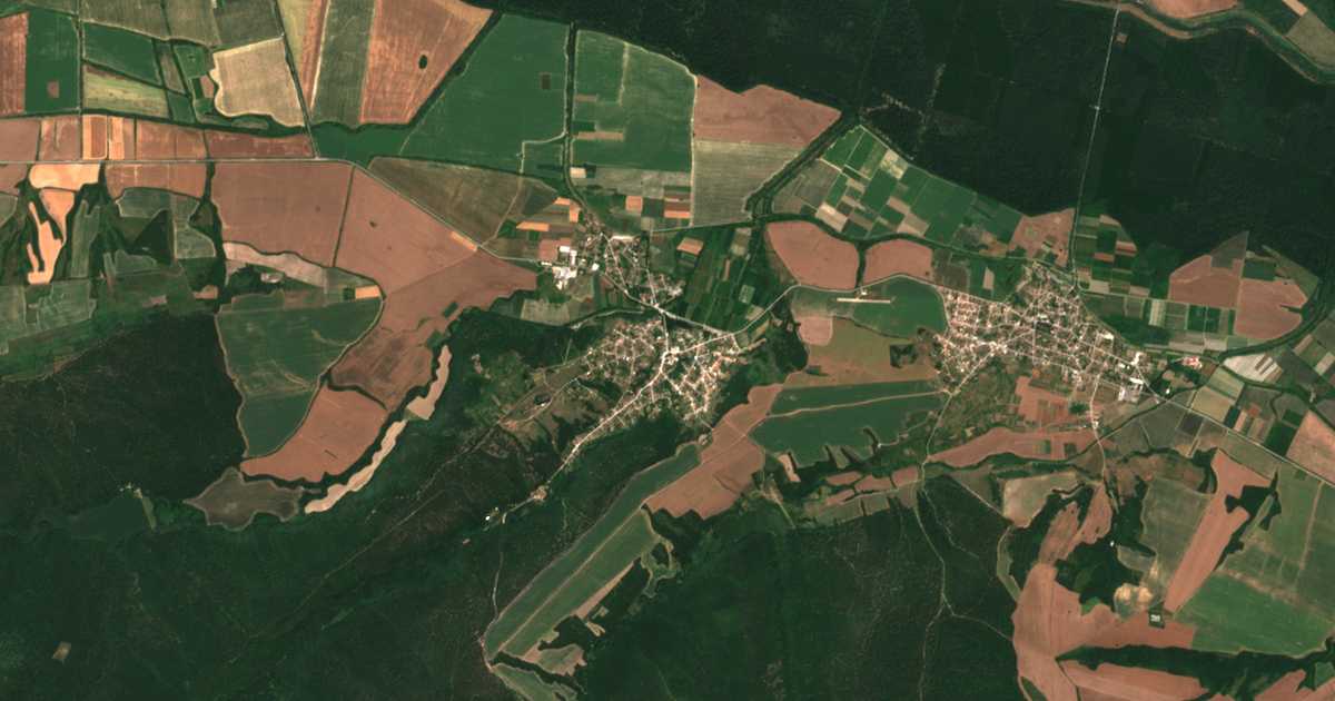 Satellitenkarte von Goren Čiflik