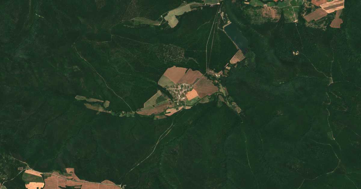 Satellitenkarte von Krivini