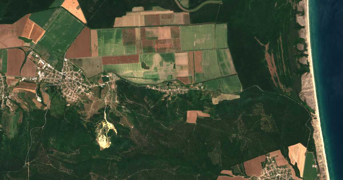 Satellitenkarte von Novo Orjahovo