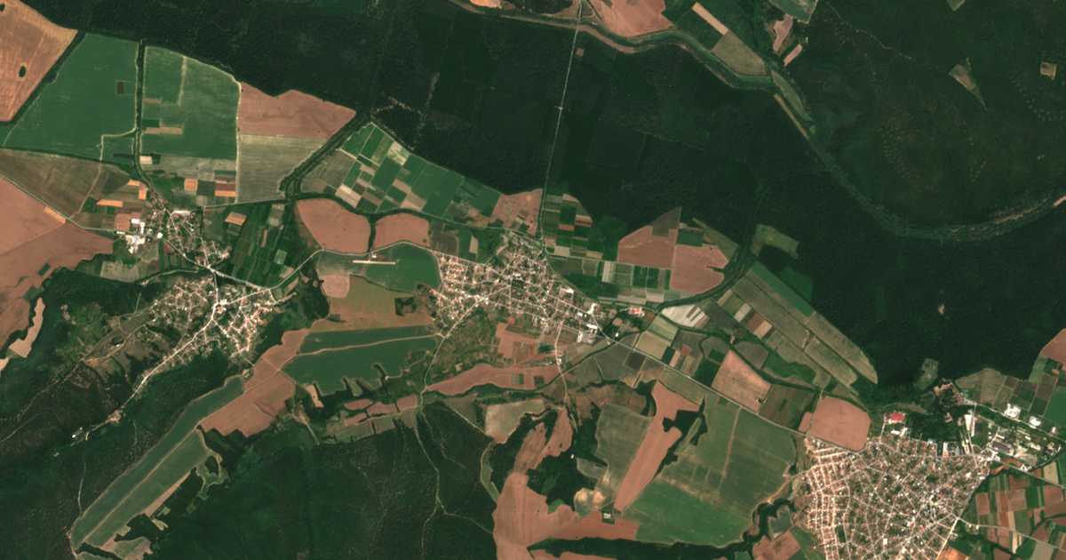 Satellitenkarte von Pčelnik