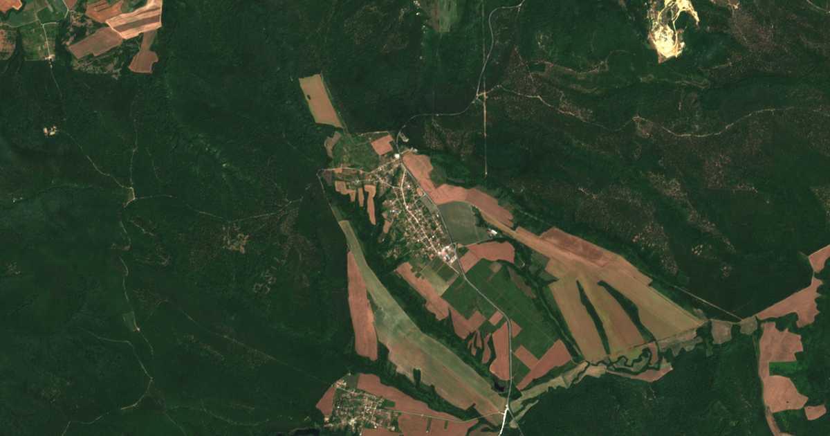 Satellitenkarte von Rudnik