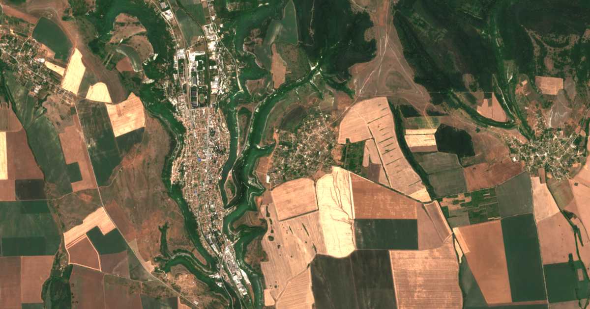 Satellitenkarte von Dobrina