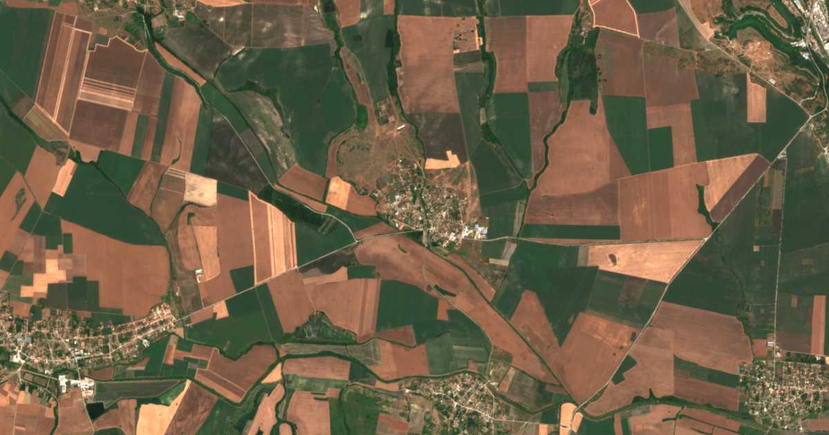 Satellitenkarte von Hrabrovo