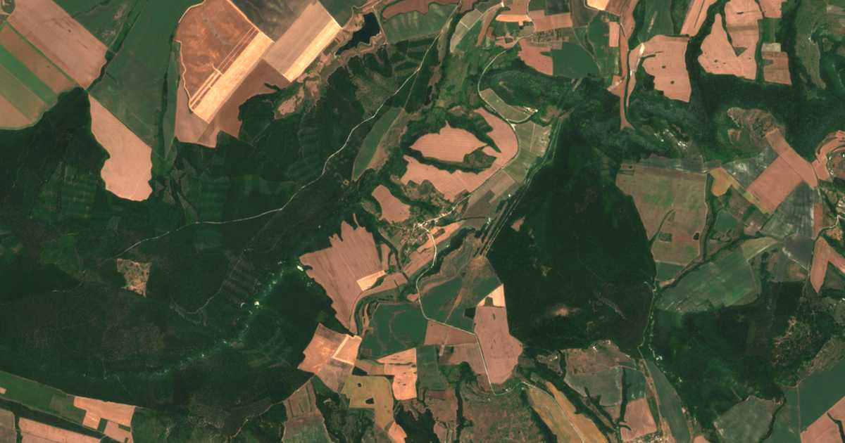 Satellitenkarte von Kiten