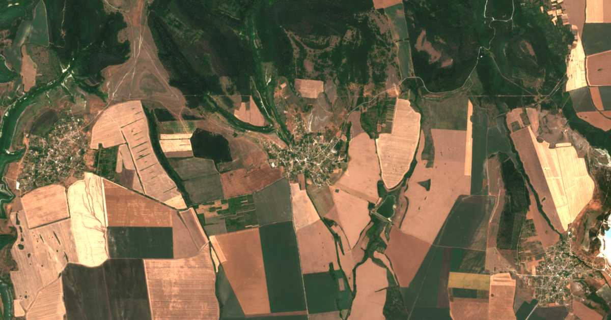 Satellitenkarte von Manastir