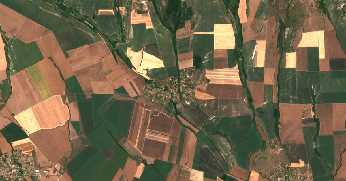 Satellitenkarte von Ovčaga