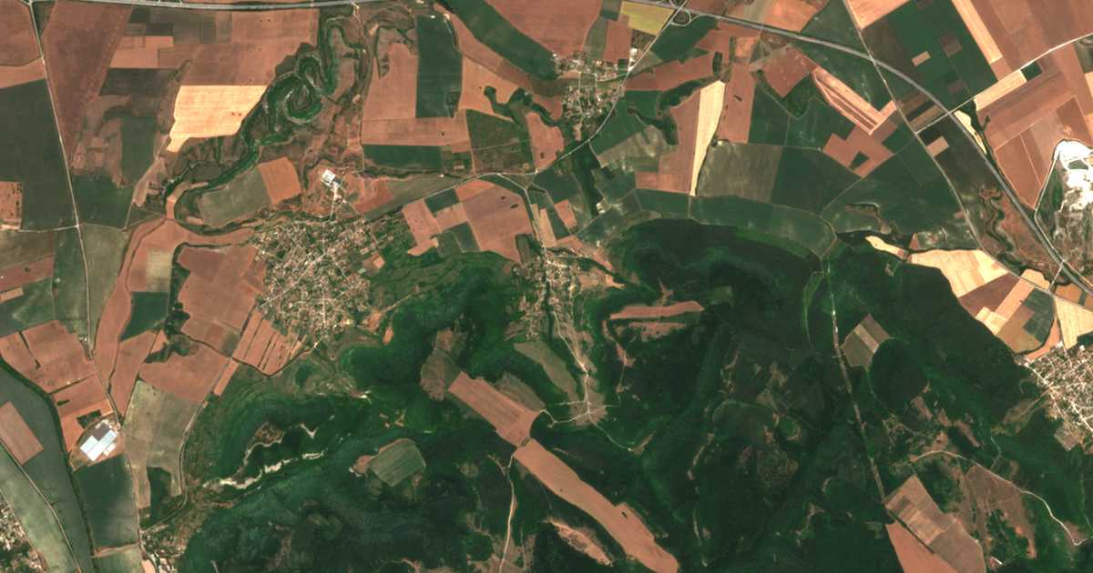 Satellitenkarte von Staroselec