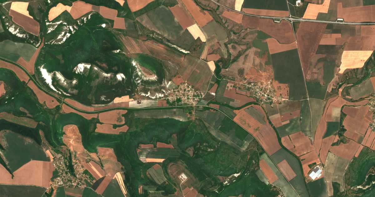 Satellitenkarte von Venčan