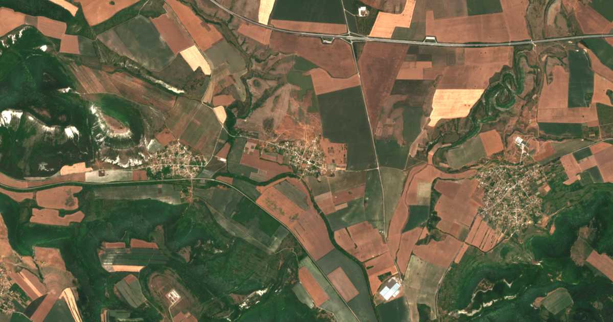 Satellitenkarte von Zlatina