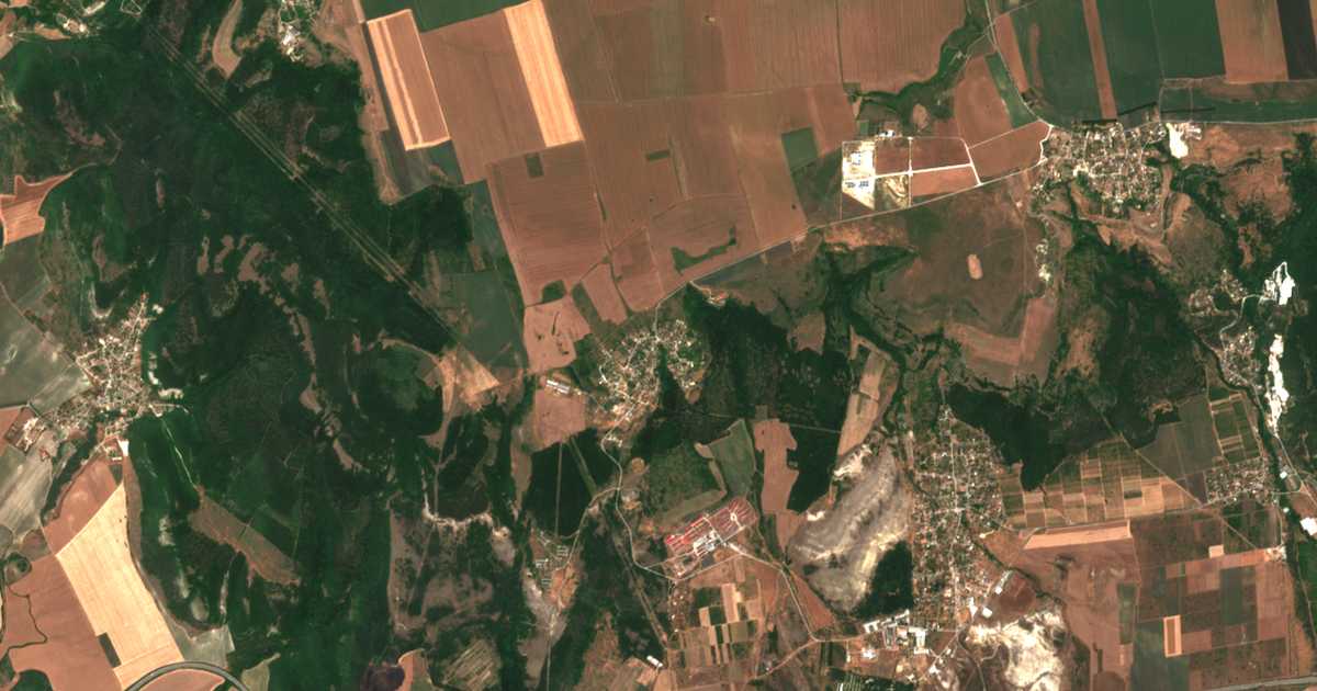 Satellitenkarte von Banovo