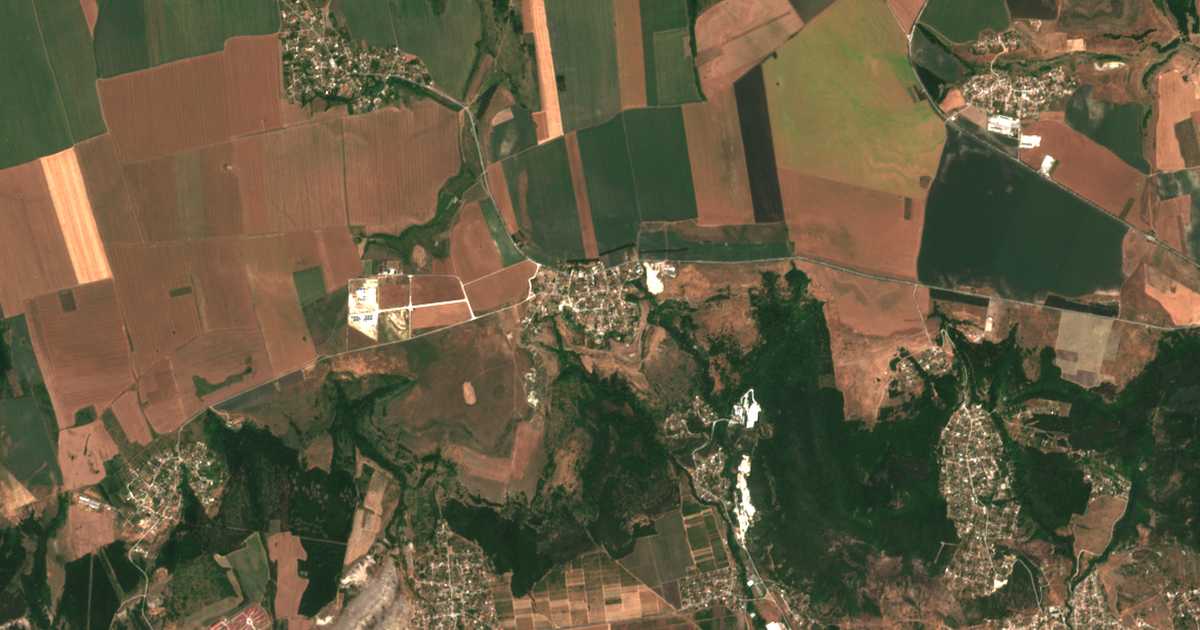 Satellitenkarte von Kalimanci