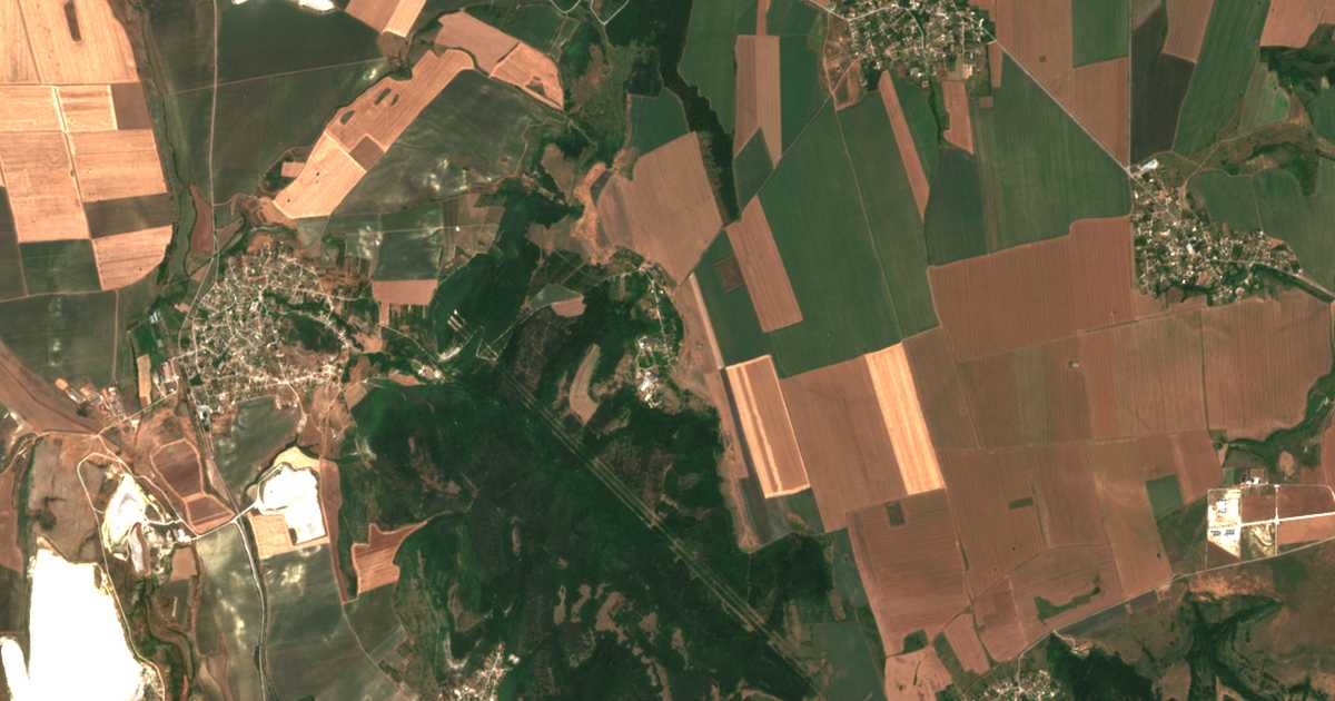 Satellitenkarte von Prosečen