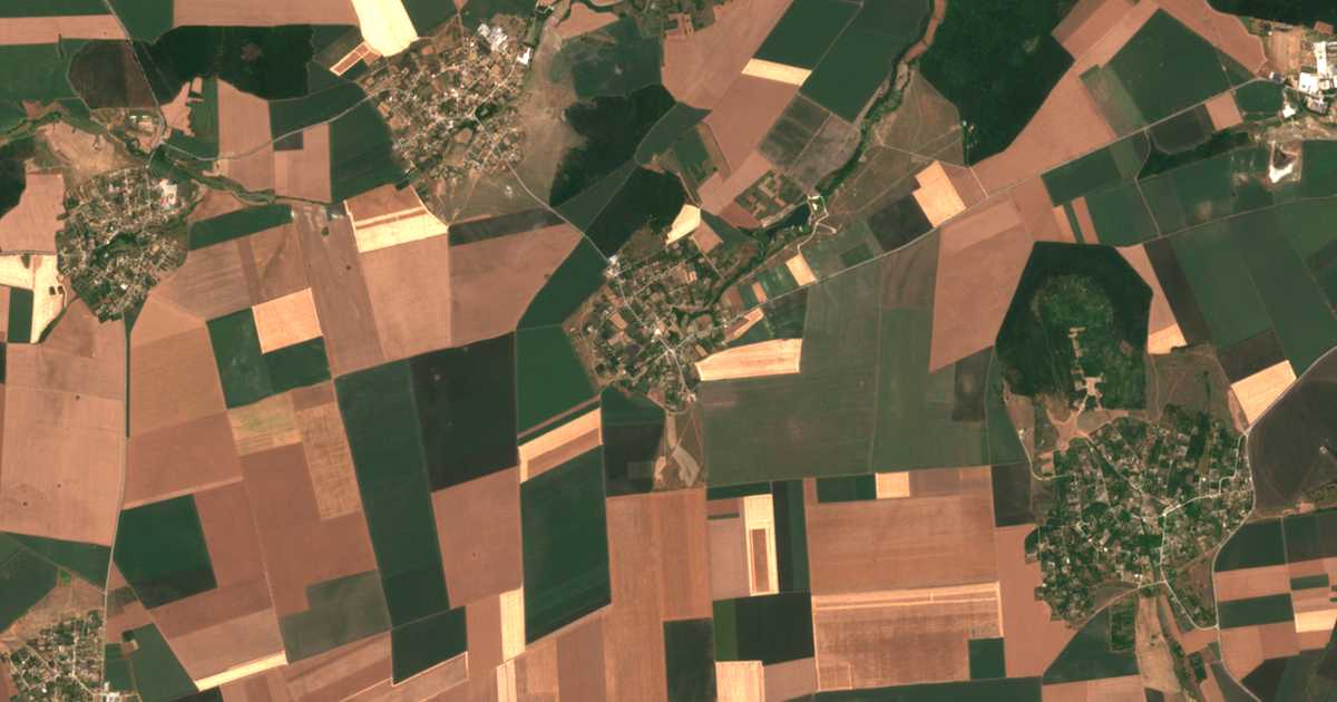 Satellitenkarte von Iskǎr