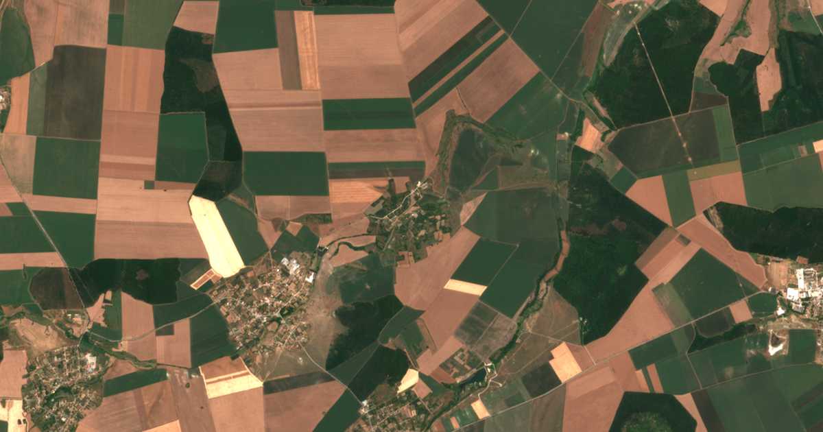 Satellitenkarte von Krakra