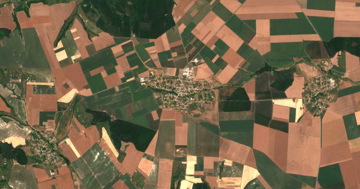 Satellitenkarte von Dobroplodno