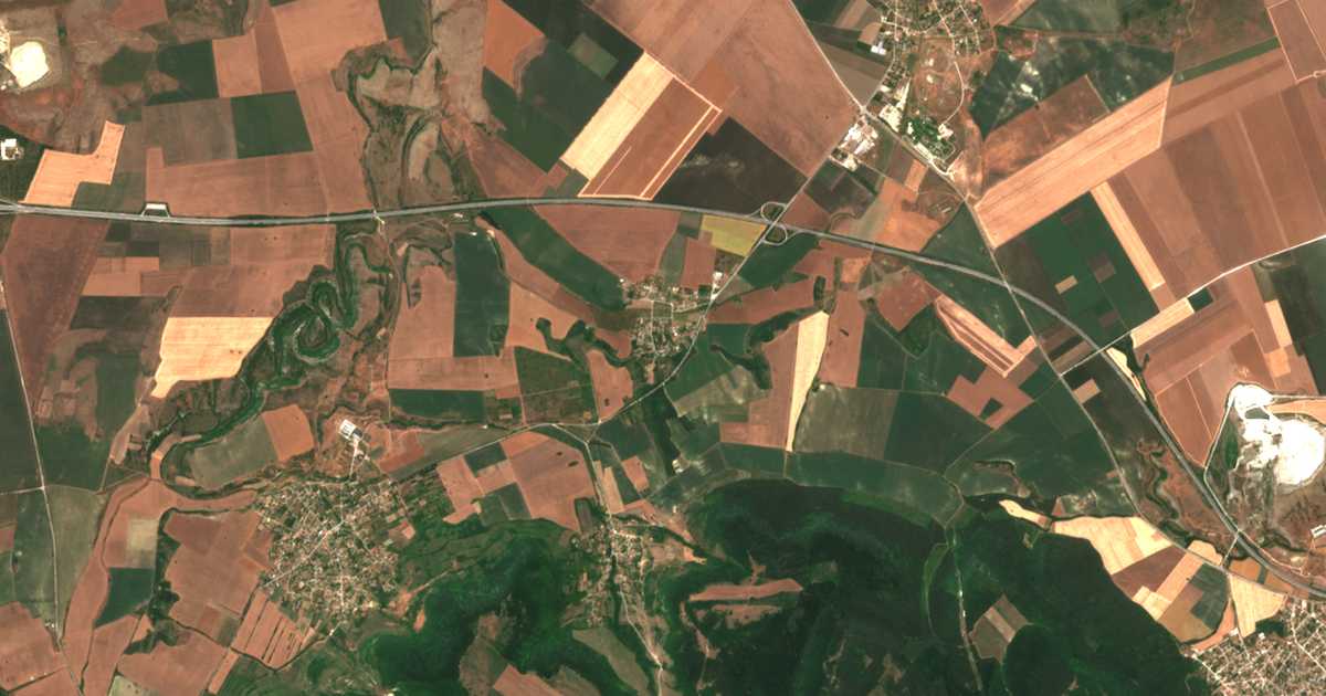 Satellitenkarte von Gabǎrnica