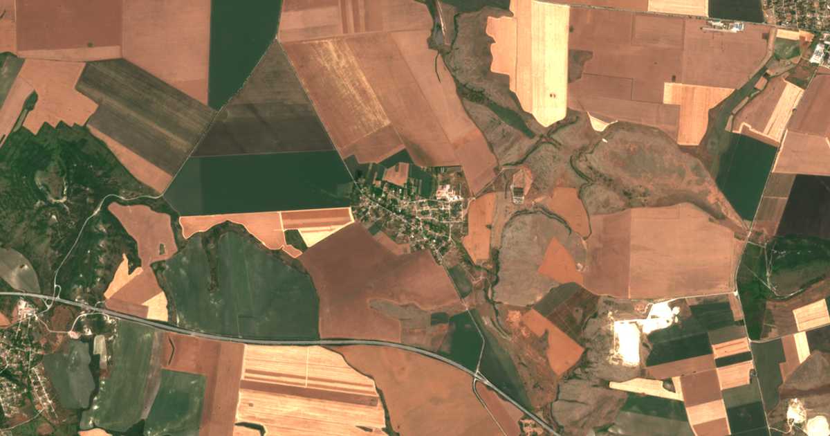 Satellitenkarte von Mlada Gvardija
