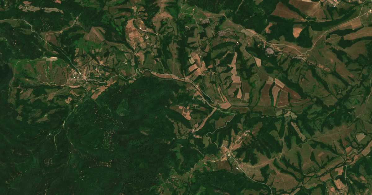Satellitenkarte von Bojkovci