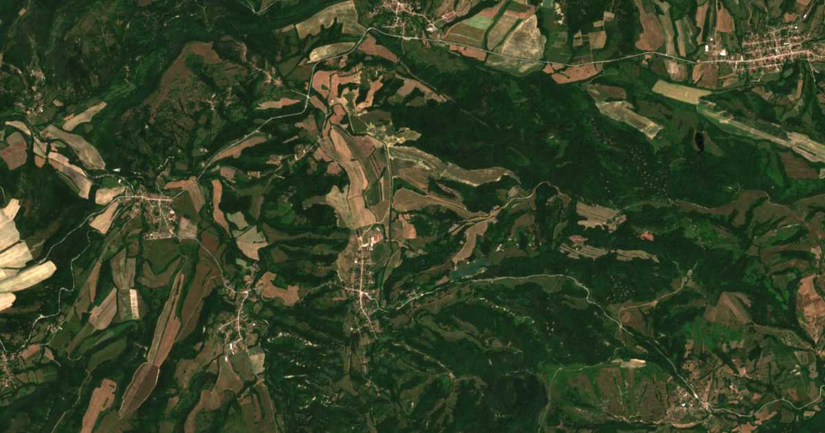 Satellitenkarte von Brezovo