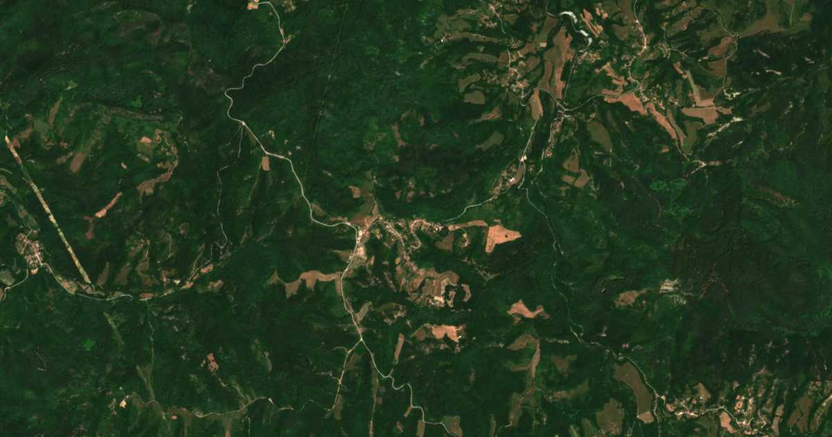Satellitenkarte von Bujnovci