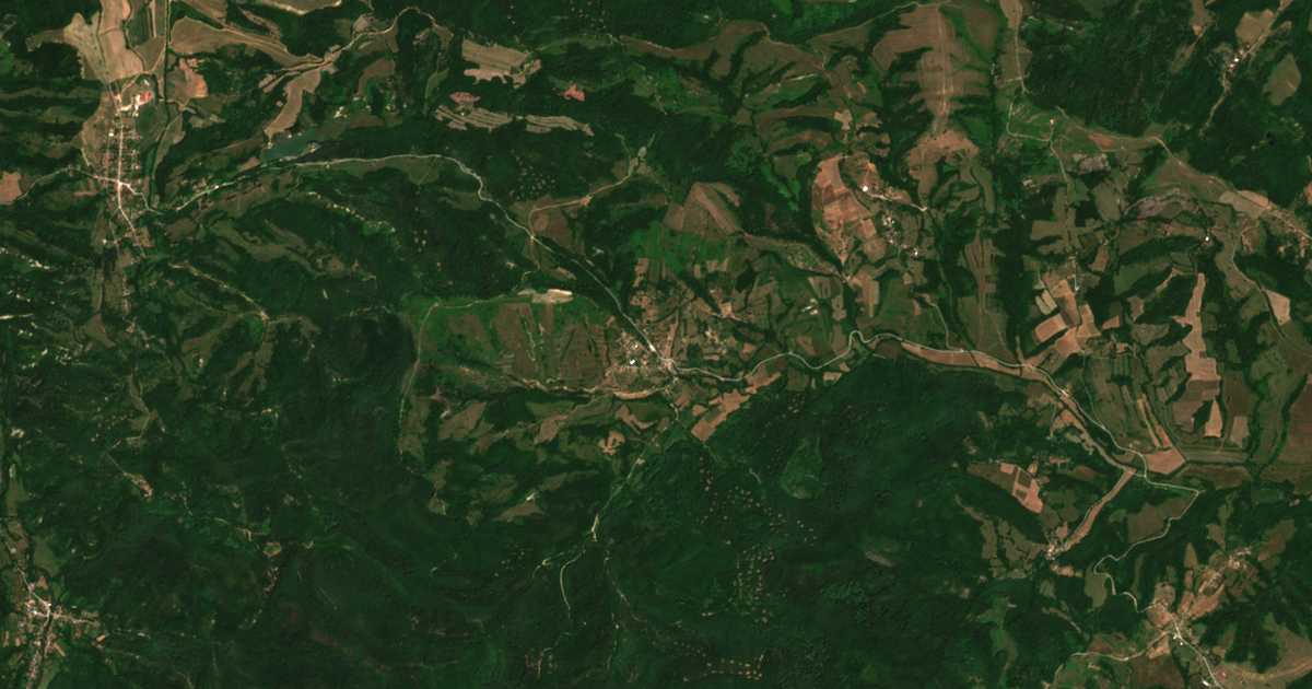 Satellitenkarte von Kamenari