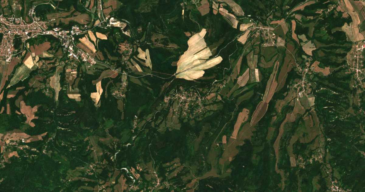 Satellitenkarte von Ruhovci