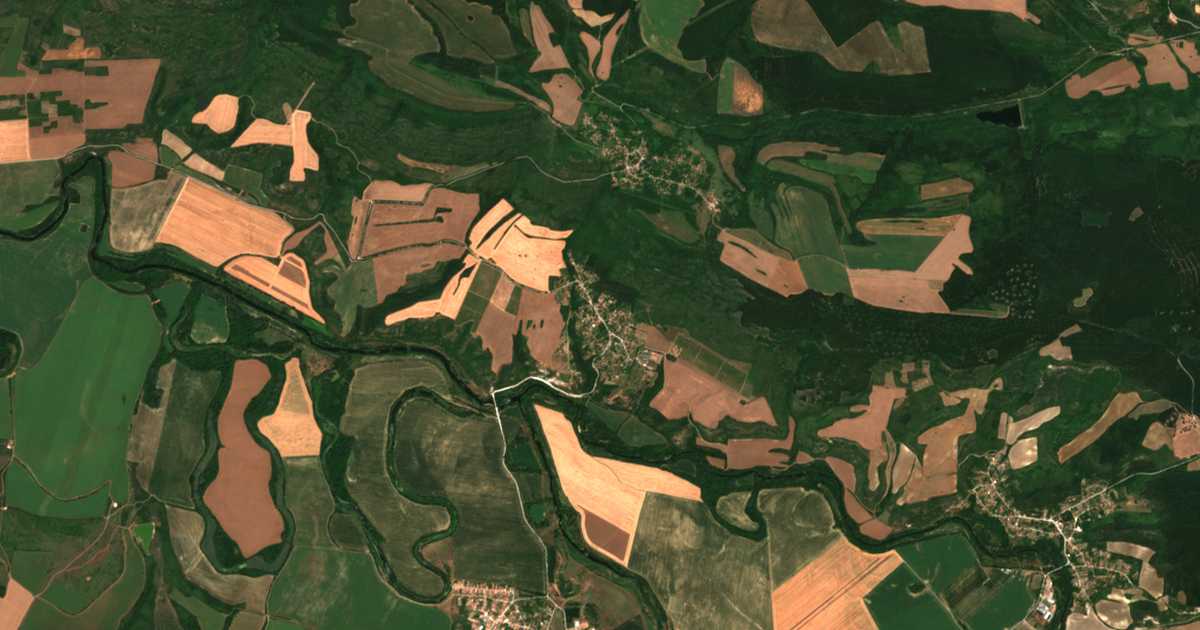 Satellitenkarte von Gorski Dolen Trǎmbeš