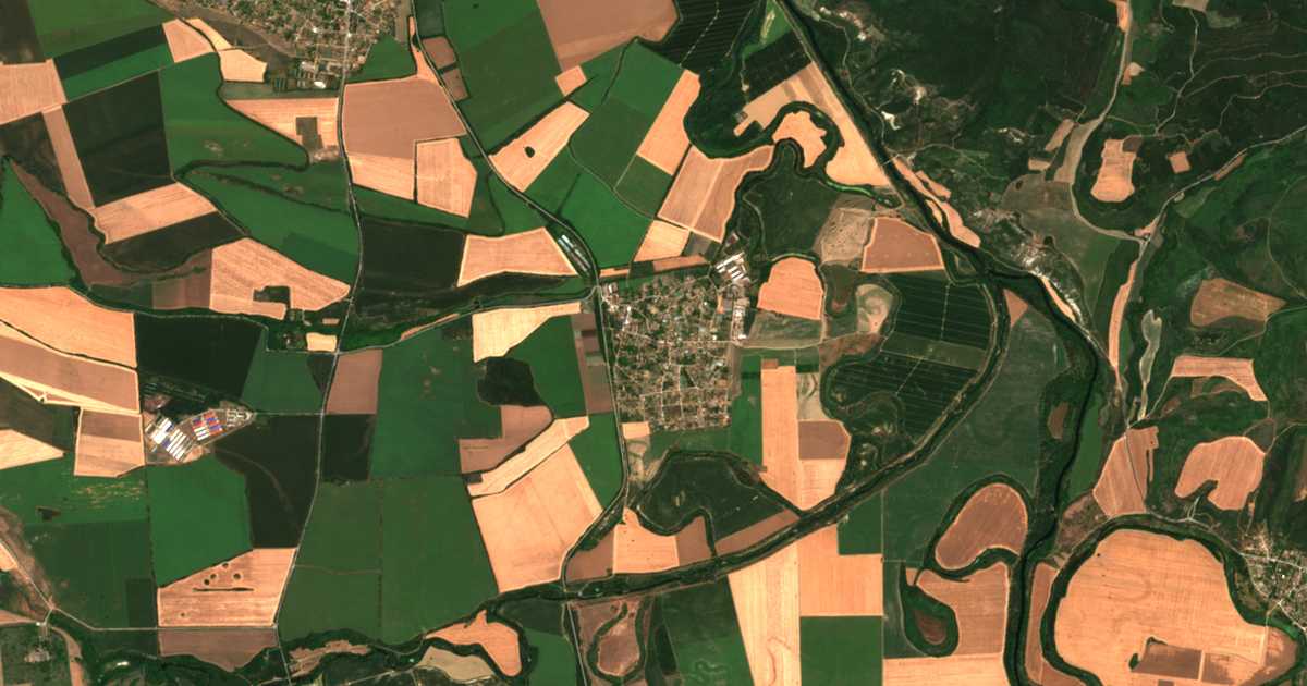 Satellitenkarte von Krušeto