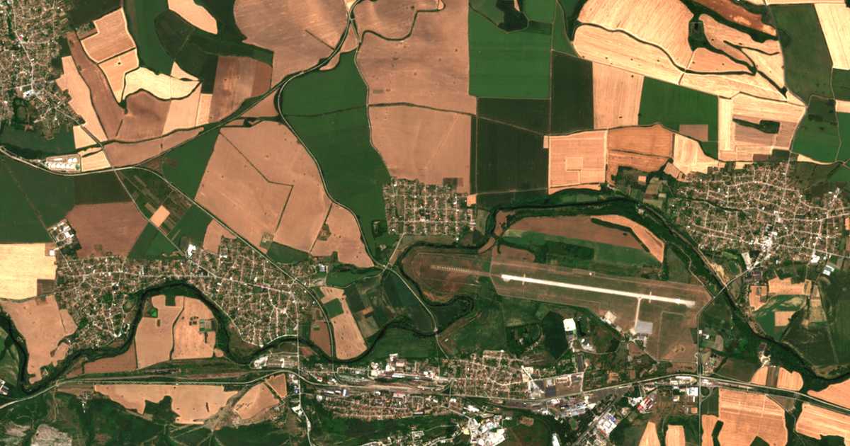 Satellitenkarte von Pravda