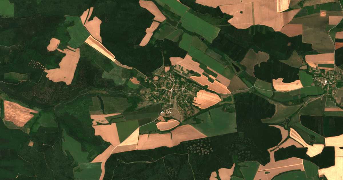 Satellitenkarte von Strelec