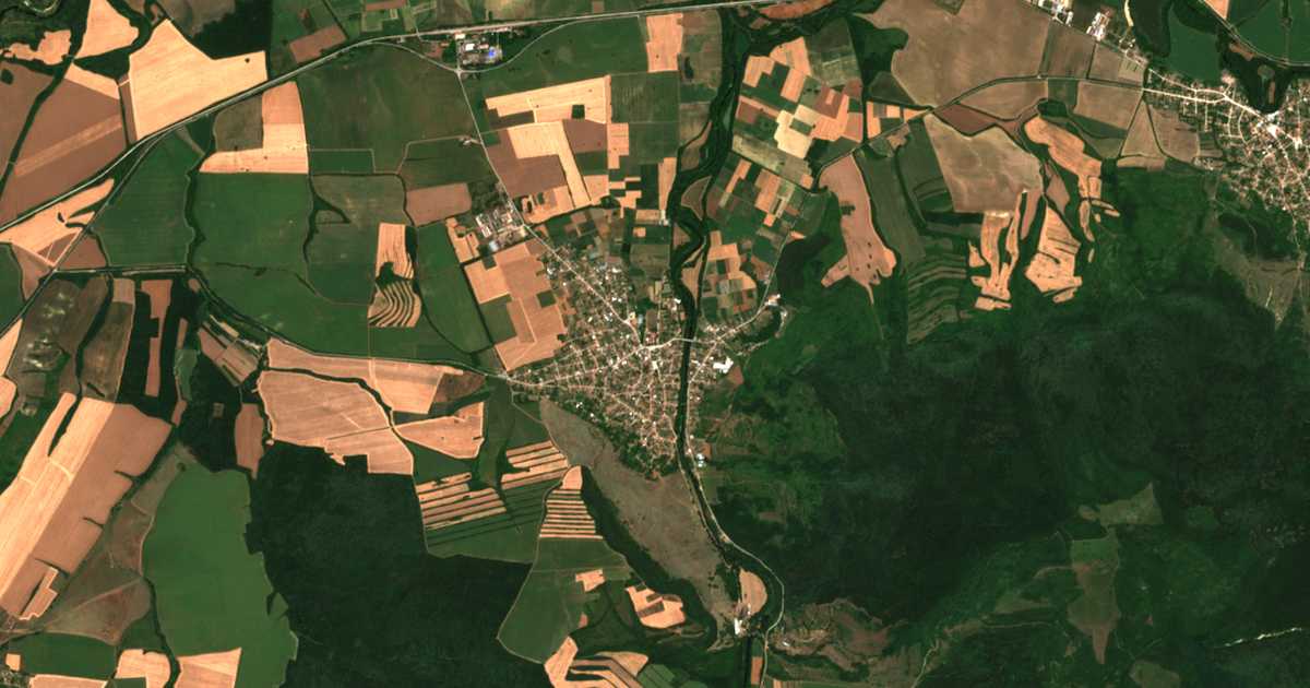 Satellitenkarte von Džuljunica