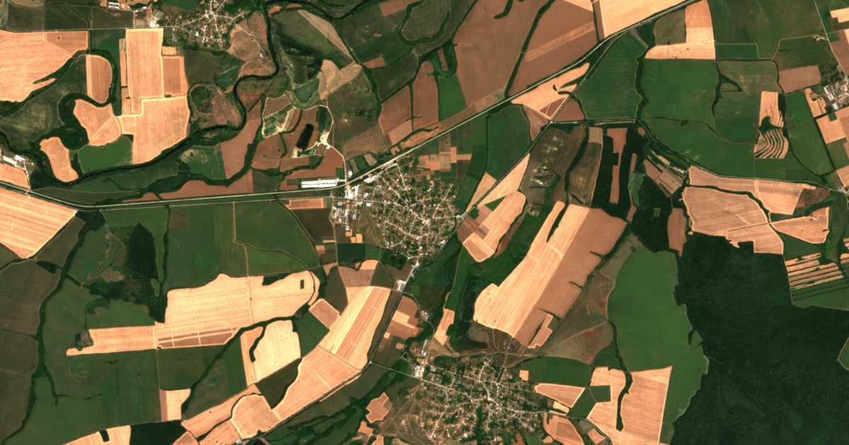 Satellitenkarte von Kozarevec