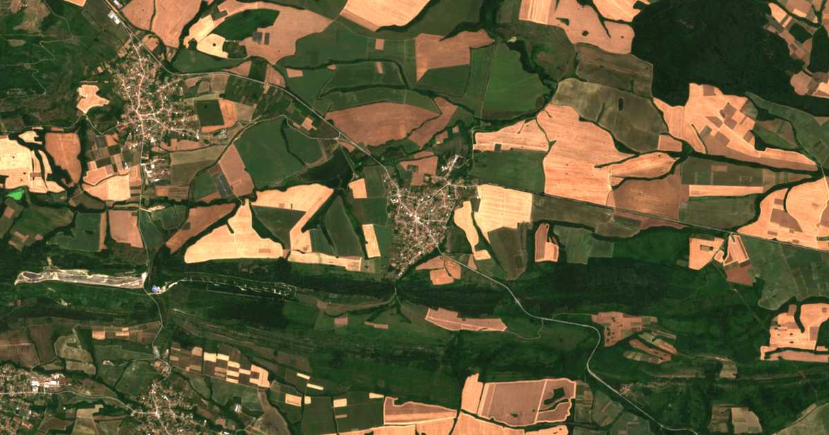 Satellitenkarte von Merdanja
