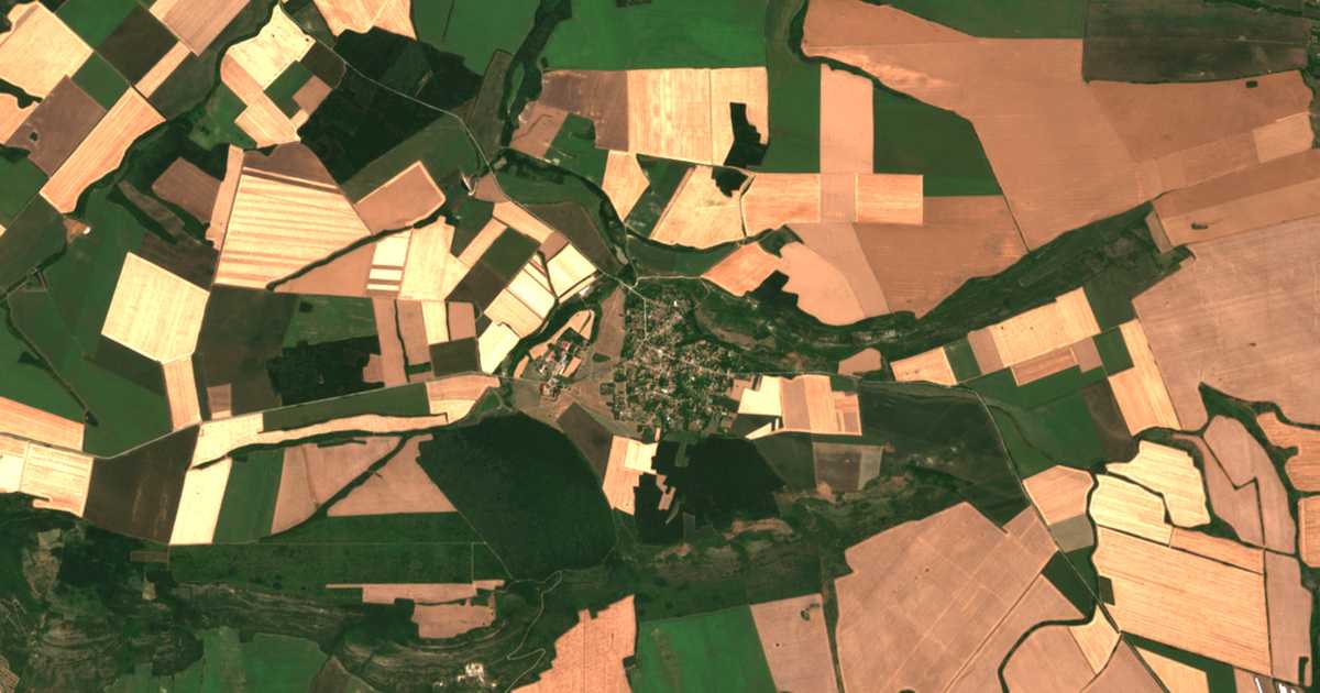 Satellitenkarte von Paskalevec