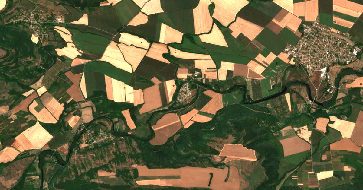 Satellitenkarte von Rosica