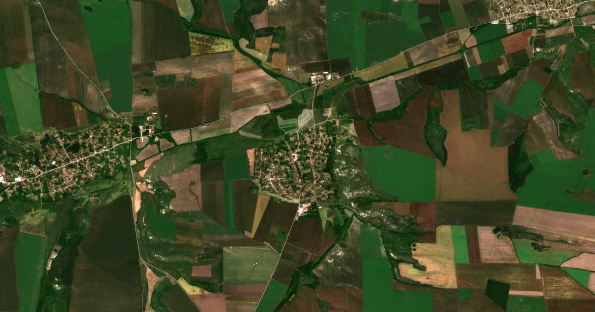 Satellitenkarte von Ivanča