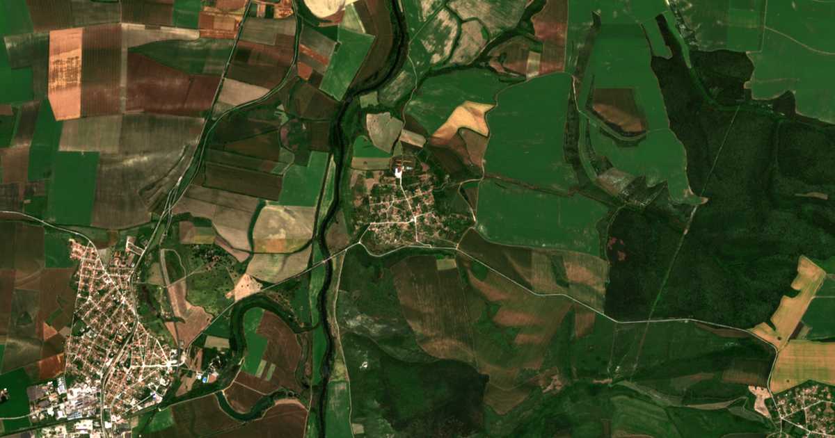 Satellitenkarte von Karanci