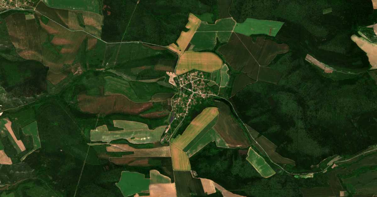 Satellitenkarte von Orlovec