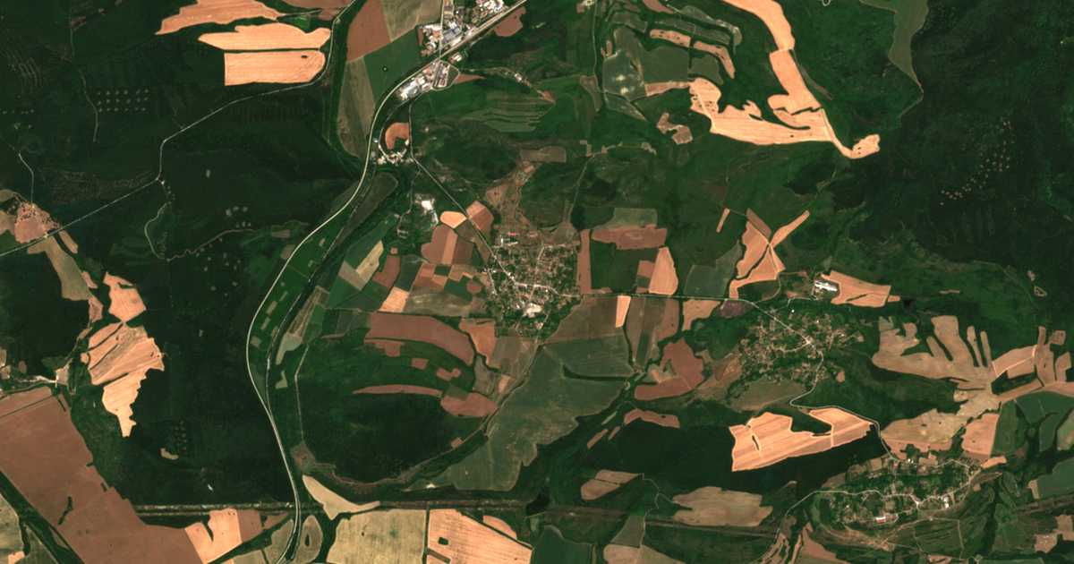 Satellitenkarte von Blagoevo