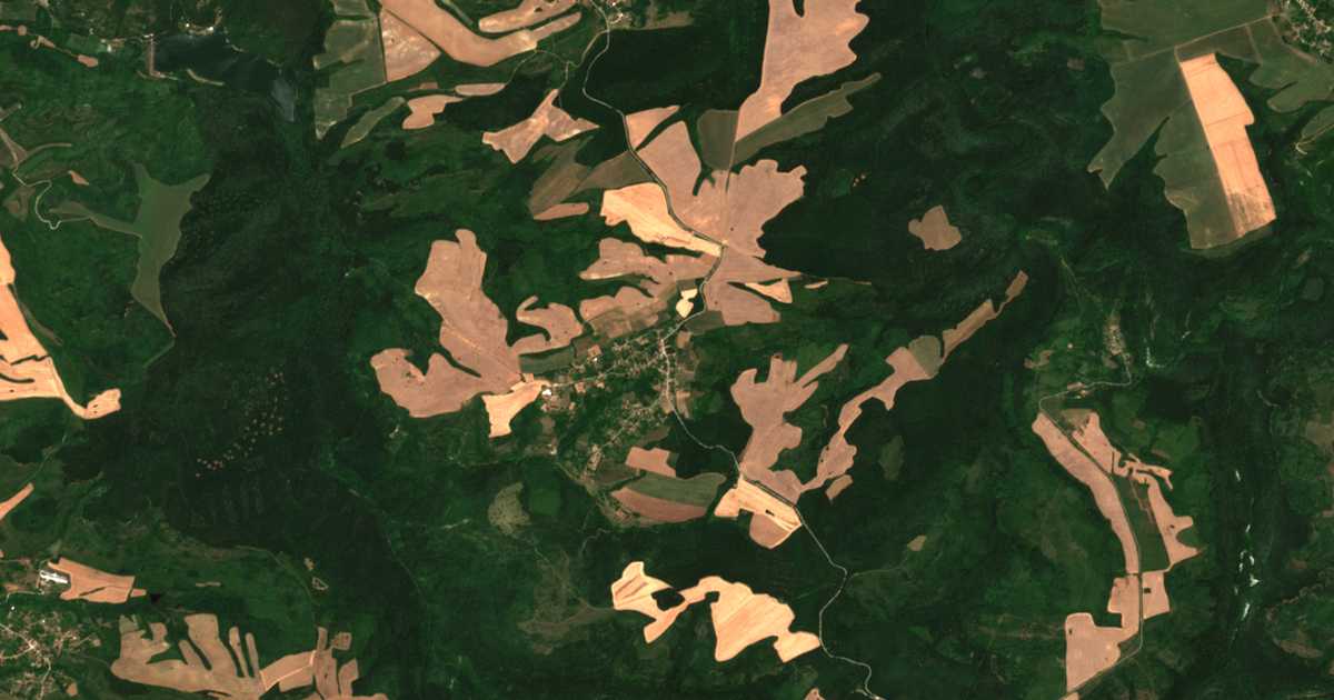 Satellitenkarte von Novo Gradište