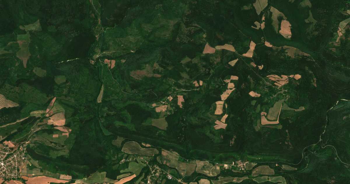 Satellitenkarte von Temenuga