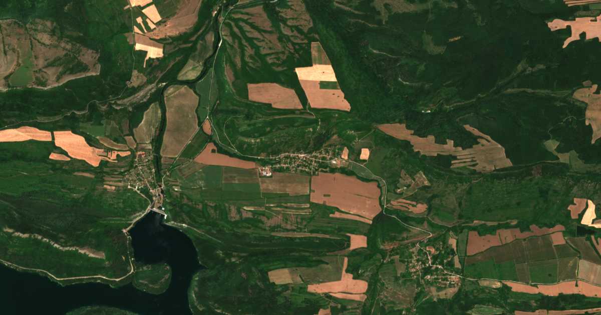 Satellitenkarte von Bjala Reka