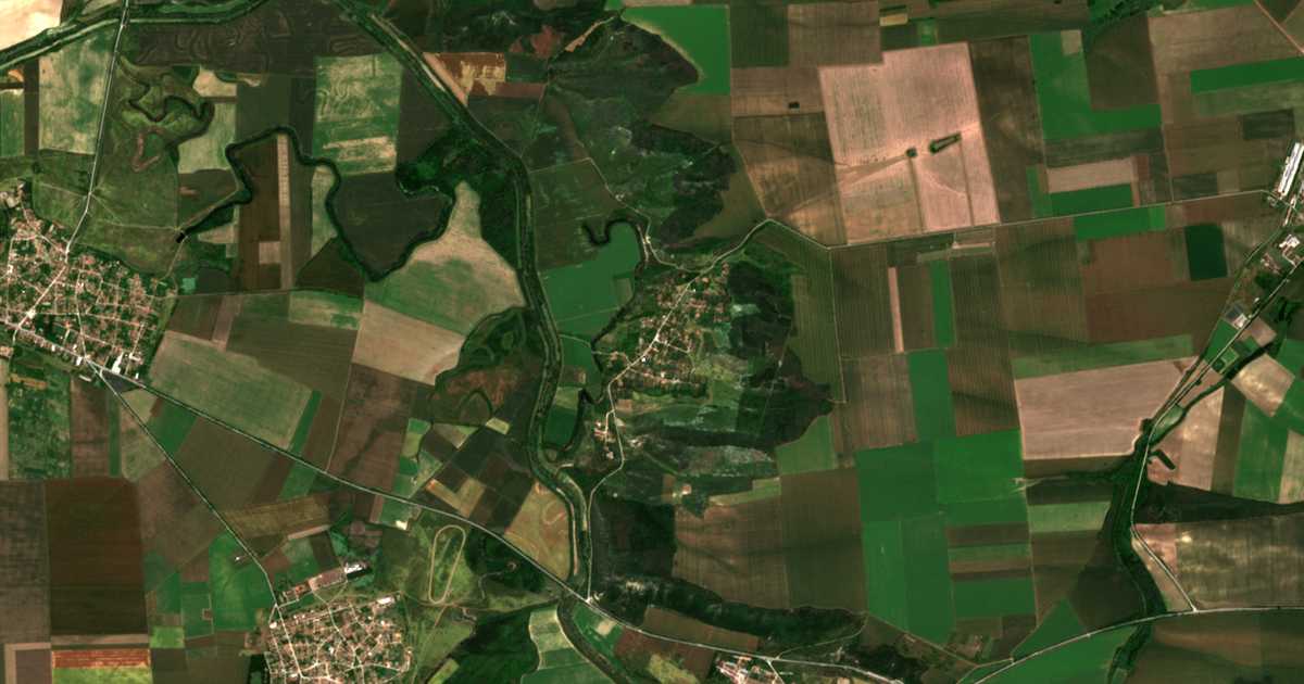 Satellitenkarte von Deljanovci