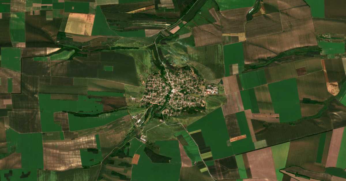 Satellitenkarte von Koslowez