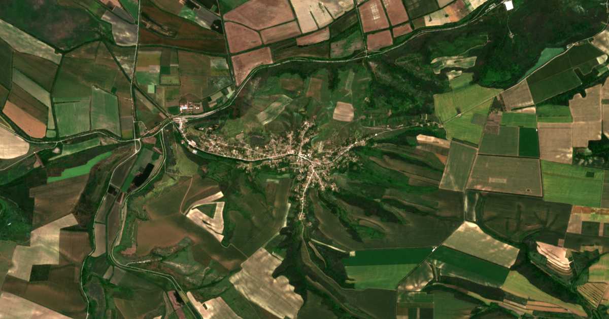 Satellitenkarte von Oreš