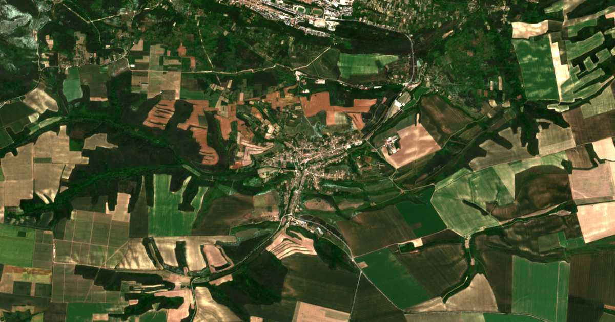 Satellitenkarte von Carevec
