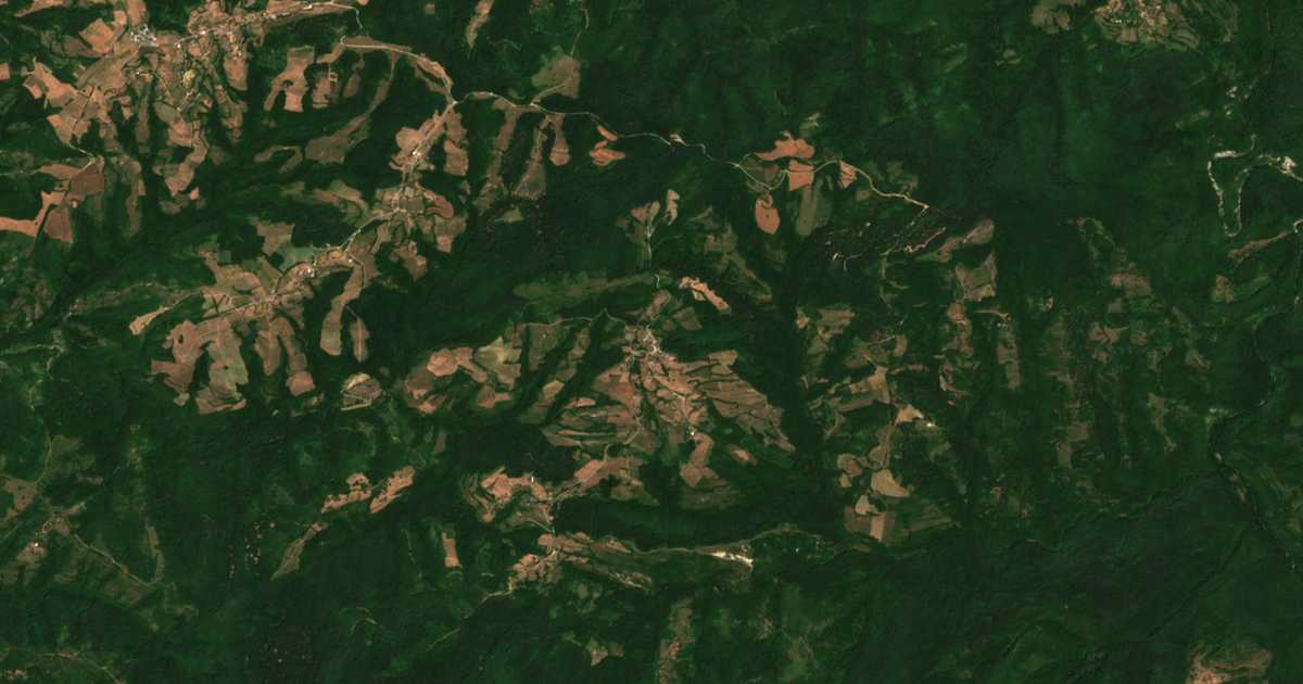 Satellitenkarte von Sredno Selo